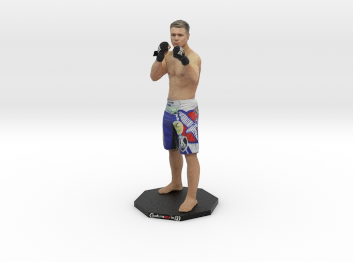 Chris Wade MMA - 6&quot; Figurine on Octogon Base 3d printed