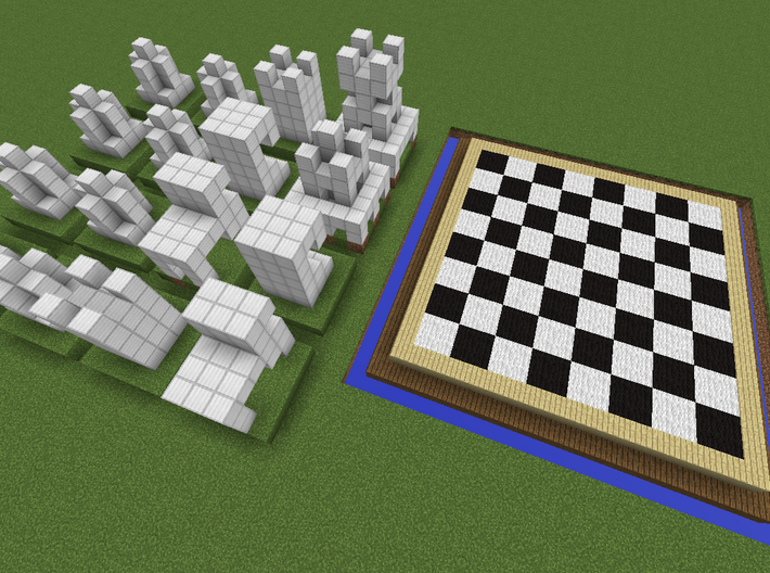 MineMen (chessmen for MineBoard) 3d printed