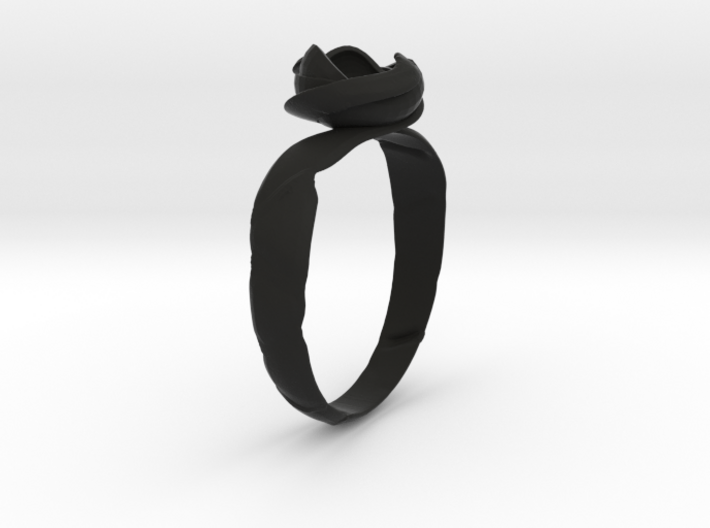 Flower ring 3d printed