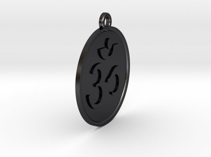 2.1&quot; Om Zen Meditation Medallion/Pendant (5.5cm) 3d printed