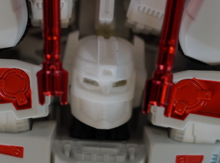 Fearsome Gust Head for Leader Jetfire (1 of 2) 3d printed 