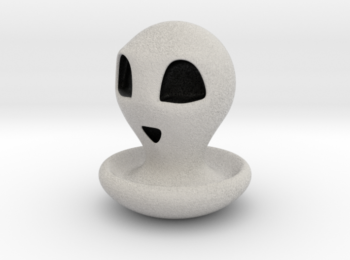 Halloween Character Hollowed Figurine: AmazedGhost 3d printed