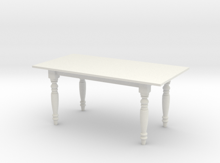 1:24 Dining Table 2 (NOT FULL SIZE) 3d printed