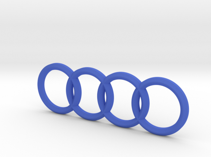 Audi Vehicle Emblem (Rear) 3d printed