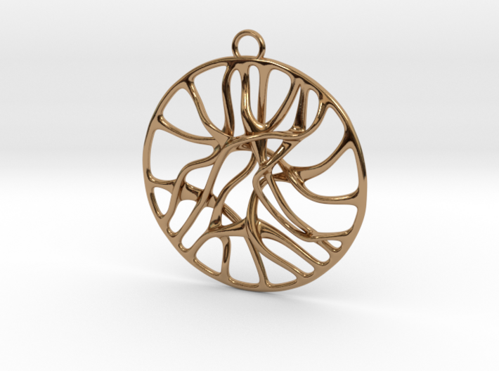 'Connect' Pendant 3d printed