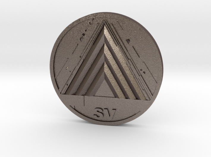 VoG Coin 3d printed