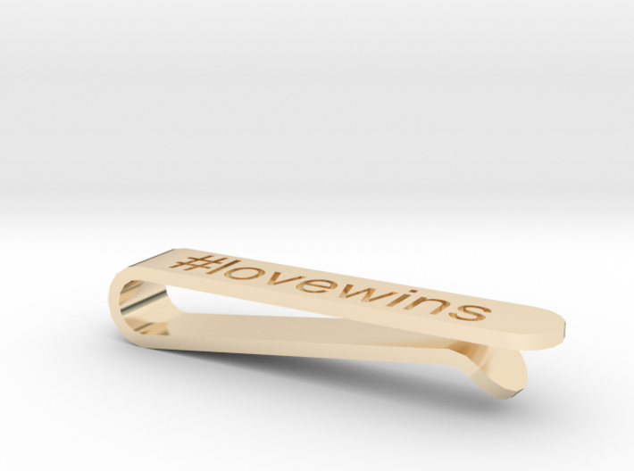 #lovewins Tie Clip 3d printed