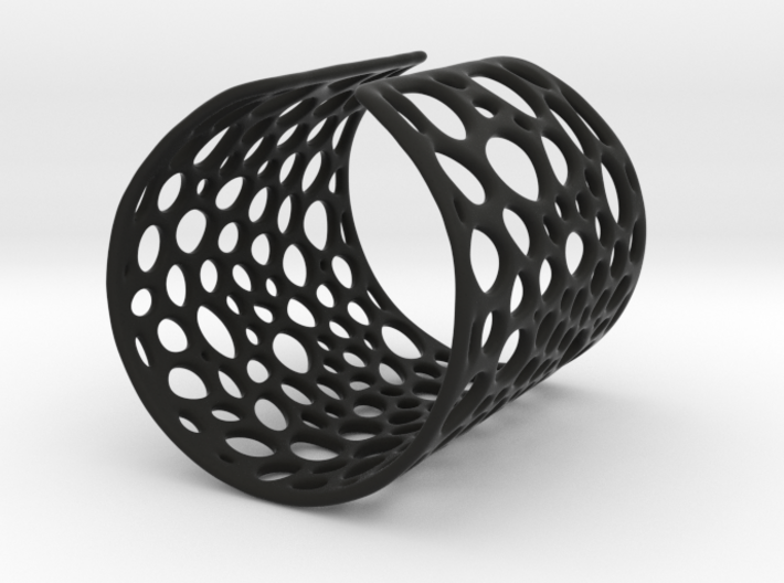 Voronoi bracelet (LARGE) 3d printed 