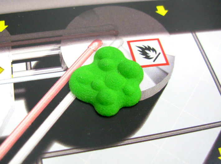 Chemical Spill Token No Base, Set of 5 Toxic 3d printed 