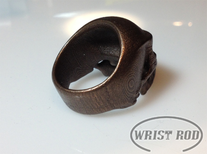 WR Ring FullSkull - Size 9.5 3d printed 
