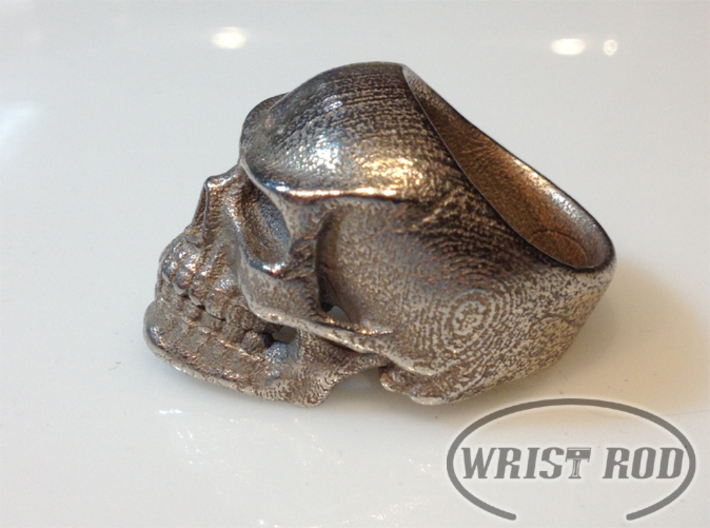 WR Ring FullSkull - Size 11 3d printed 