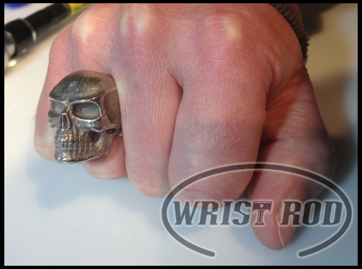 WR Ring FullSkull - Size 14 3d printed