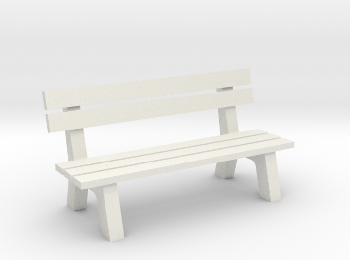 1:43,5 Spur 0 - Parkbank / Park Bench 3d printed 