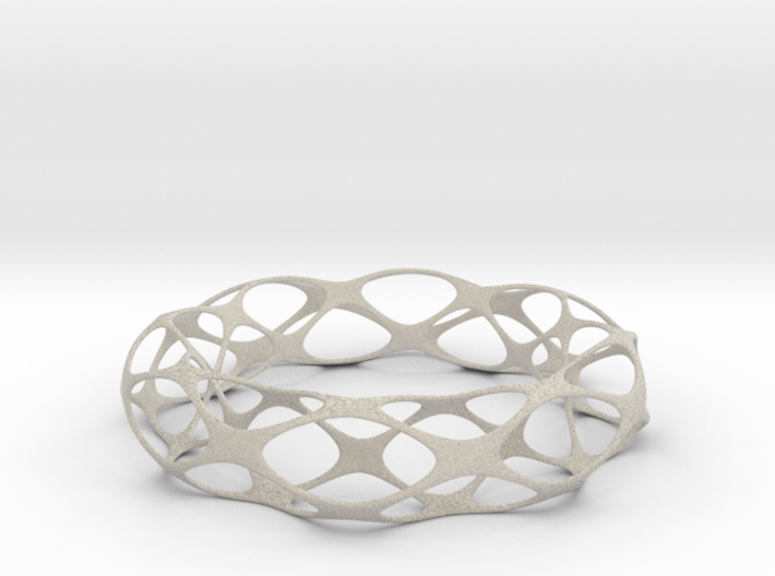 Voronoi Bracelet 3d printed
