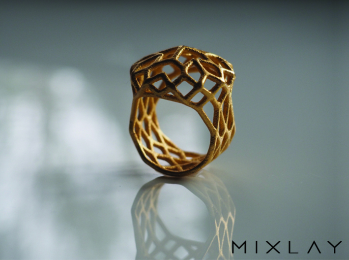 Ring Noble 18 3d printed
