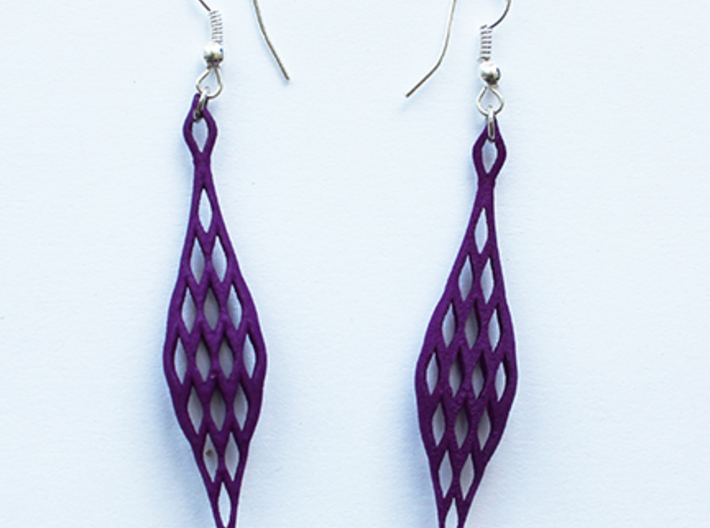 EYELET earrings , SINGLE (Scale1.15) 3d printed 