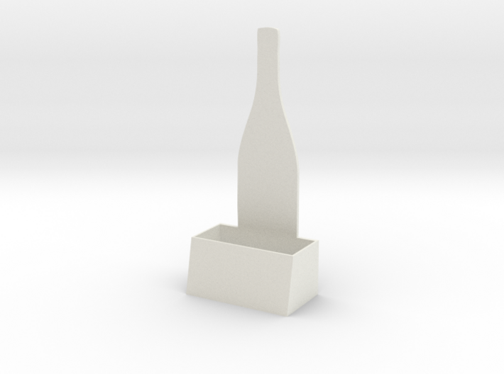 Wine Bottle Business Card Holder (small) 3d printed