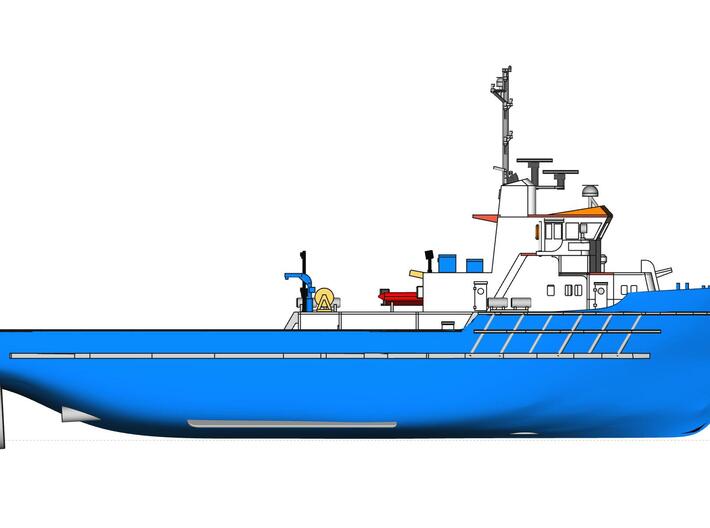 MV Anticosti, Details 1/2 (1:200, RC ship) 3d printed 3D model of MV Anticosti