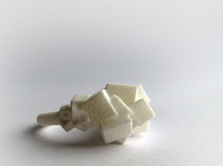 Rock Ring size 8 3d printed