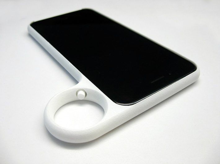Ring case for iPhone 6 and 7 3d printed with iPhone 6