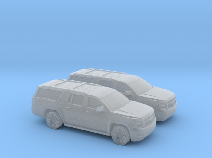 1/160 2X 2015 Chevrolet Suburban 3d printed