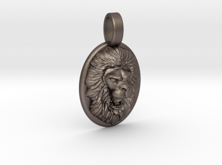 Roaring Lion Pendant 3d printed