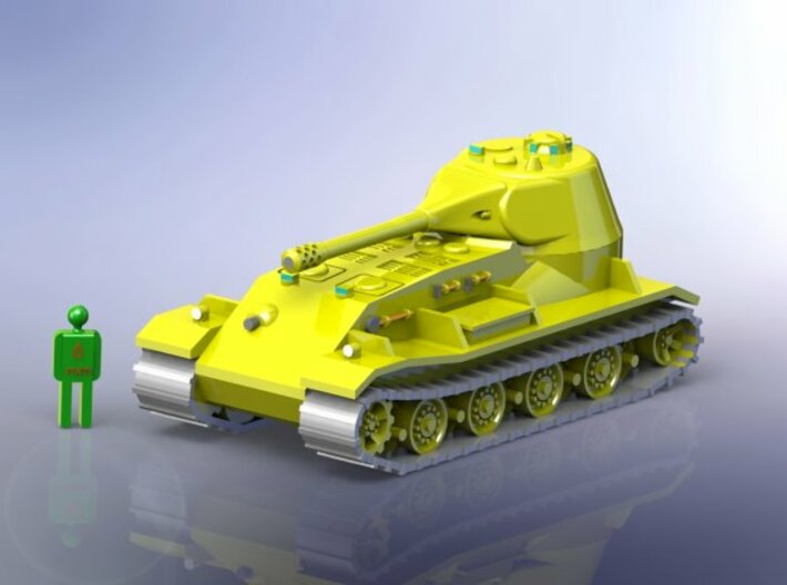 German Superheavy Tank VK 72.01 (k) 1/285 3d printed 