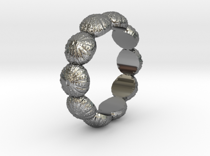 Urchin Ring 1 - US-Size 7 (17.35 mm) 3d printed