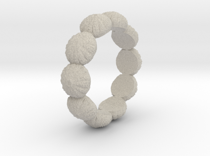 Urchin Ring 1 - US-Size 5 (15.7 mm) 3d printed