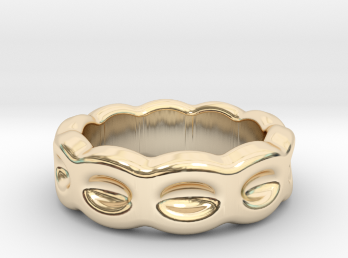 Funny Ring 30 - Italian Size 30 3d printed