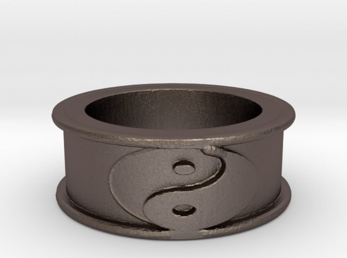 Yin Yang Ring Size 7.5 3d printed