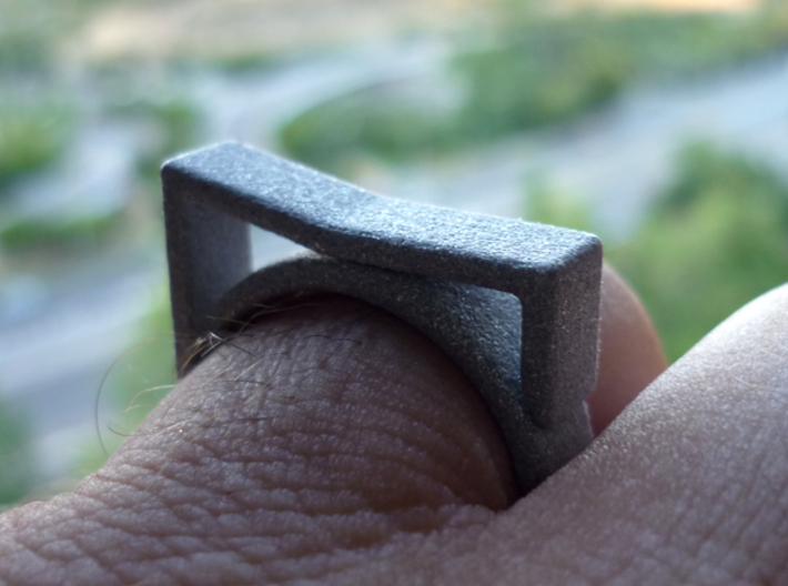 Adjustable ring for men. Model 7. 3d printed 