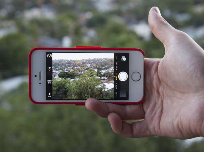 Shutter Grip Case for iPhone 5 / 5S 3d printed 