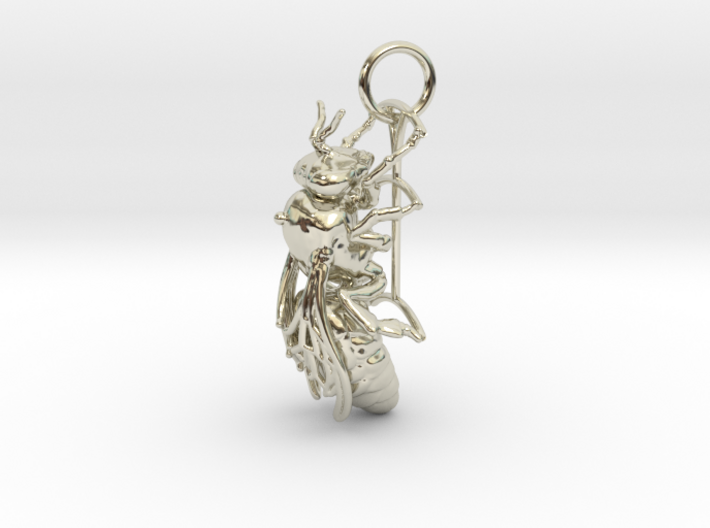 Beekeeper Jewelry Collection: Pawn Pendant 3d printed