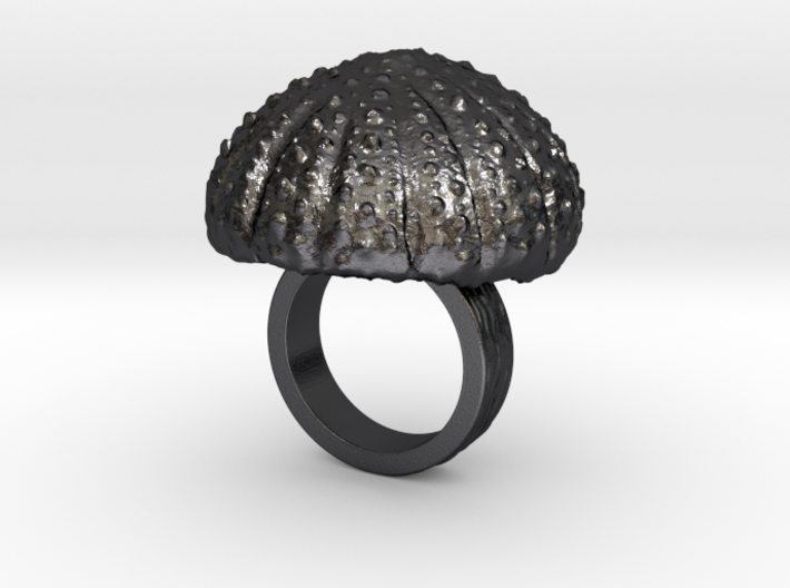 Urchin Statement Ring - US-Size 2 1/2 (13.61 mm) 3d printed