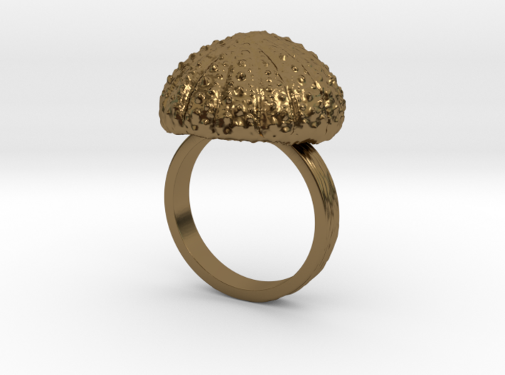Urchin Statement Ring - US-Size 13 (22.33 mm) 3d printed