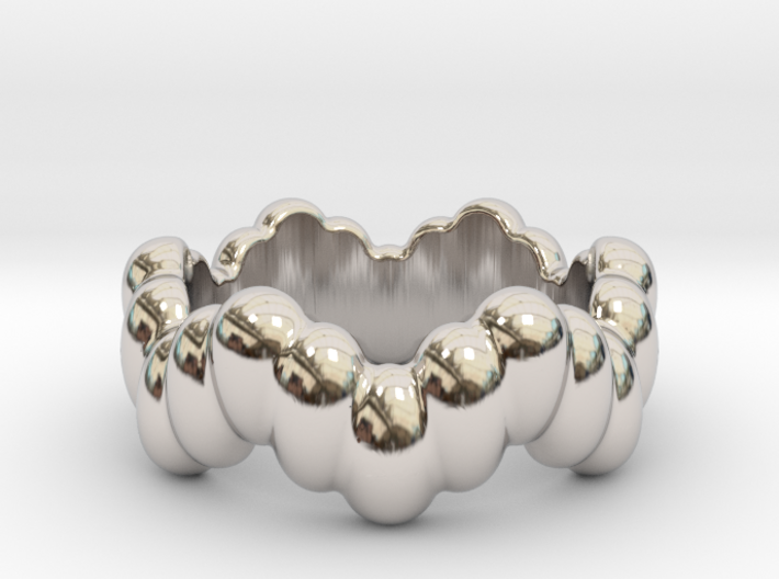 Biological Ring 21 - Italian Size 21 3d printed