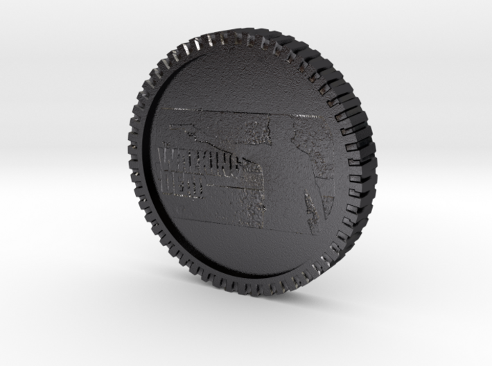 The walking dead coin 3d printed