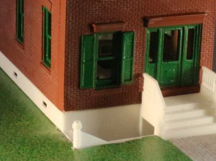 HO Scale DPM Townhouse #3 Foundation 3d printed 