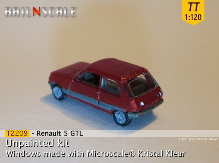 Renault 5 GTL (TT 1:120) 3d printed 