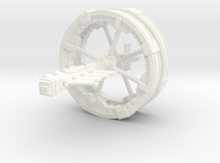 Futuristic space station concept (Large) 3d printed