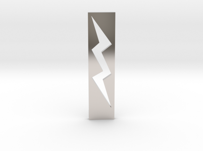 Lightning pendant 3d printed