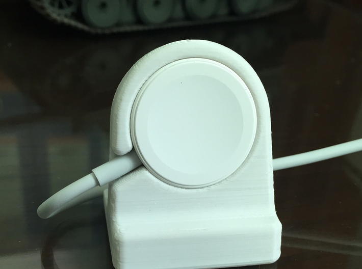 Compact Apple Watch Stand 3d printed 