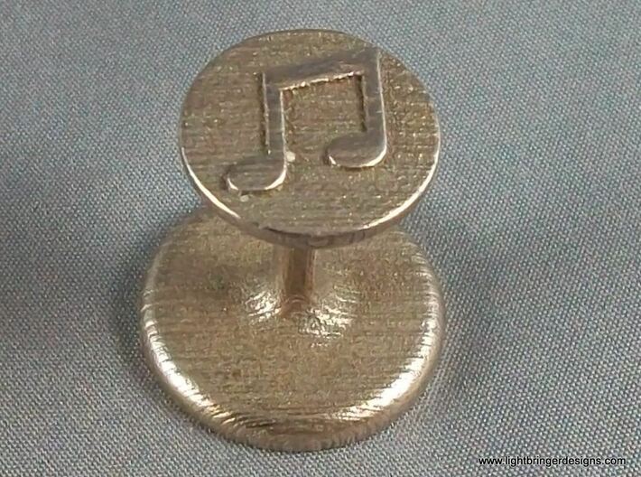 Music Notes Wax Seal 3d printed This is what Shapeways will send you.  