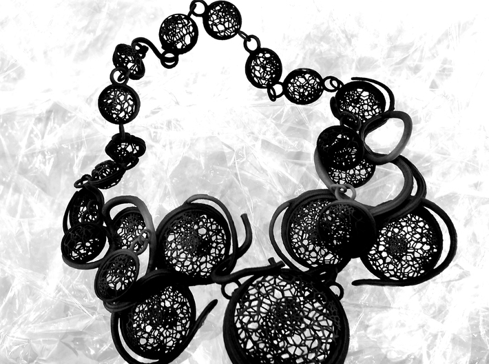 Aquar Necklace 3d printed 