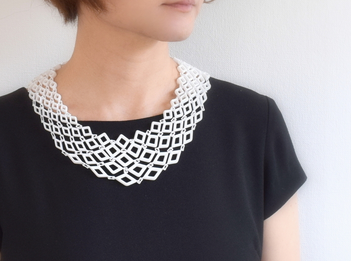 Gregarious Necklace 3d printed 