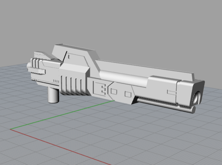 Protector Rifle 3d printed 