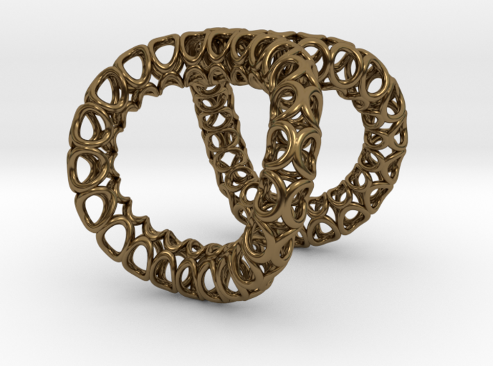 Infinity Ring (Size 5) 3d printed