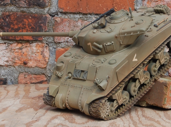 1/16 M4 Sherman Small Hatch Conversion 3d printed Photo shows the hatches on my M50