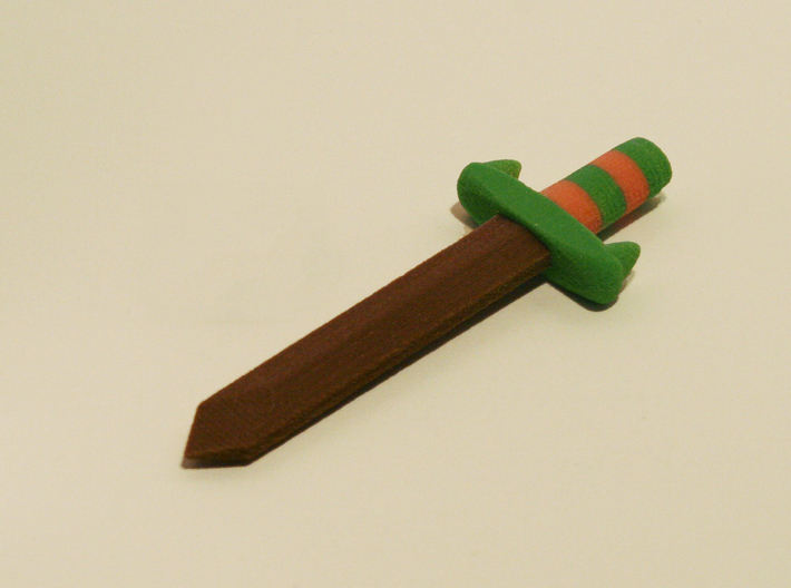 Zelda Fan Art: TLoZ: Sword (Wooden) 3d printed